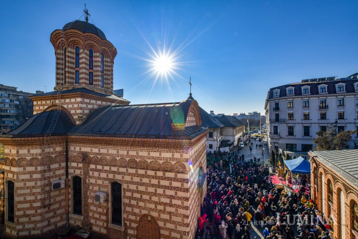 Sfântul Antonie cel Mare cinstit la biserica sa din centrul Capitalei 201063