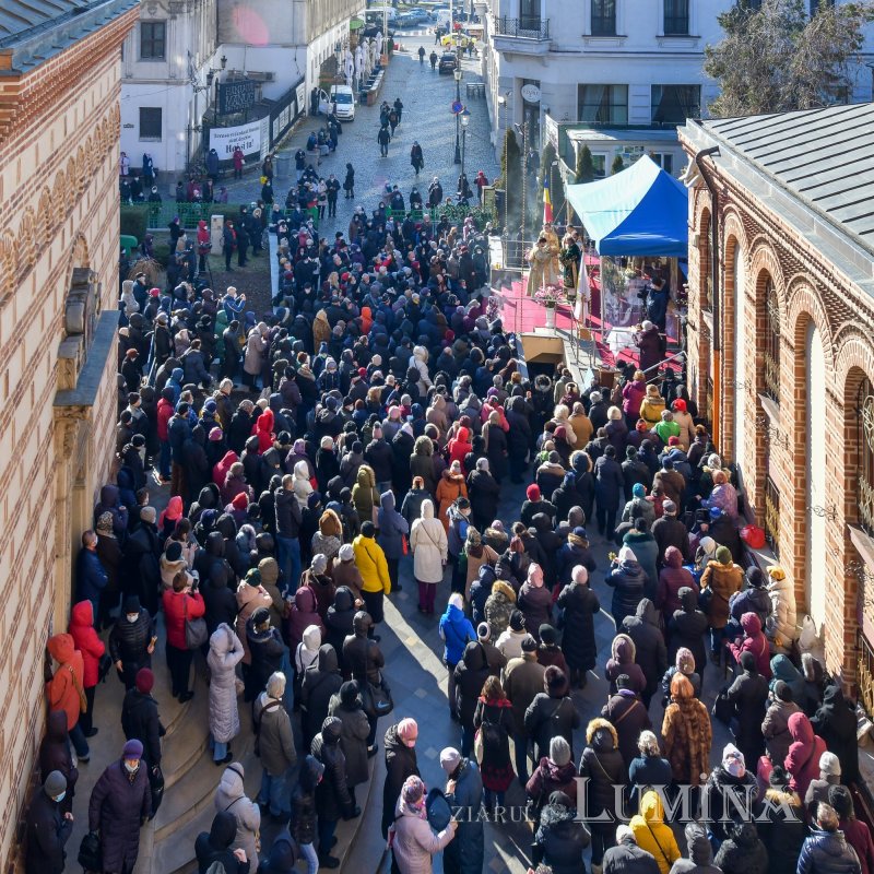 Sfântul Antonie cel Mare cinstit la biserica sa din centrul Capitalei 201064