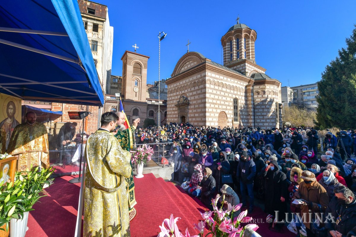 Sfântul Antonie cel Mare cinstit la biserica sa din centrul Capitalei 201069