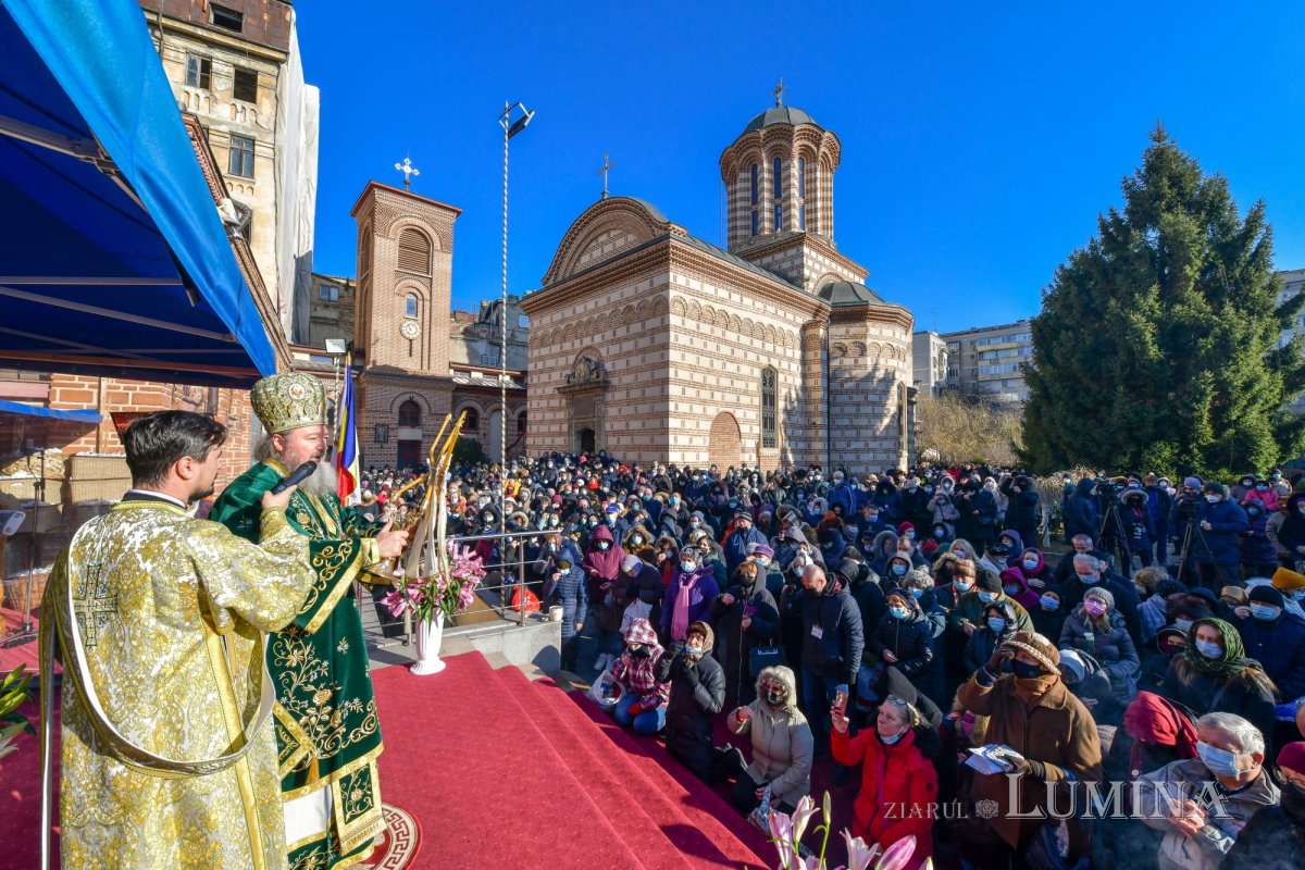 Sfântul Antonie cel Mare cinstit la biserica sa din centrul Capitalei 201072