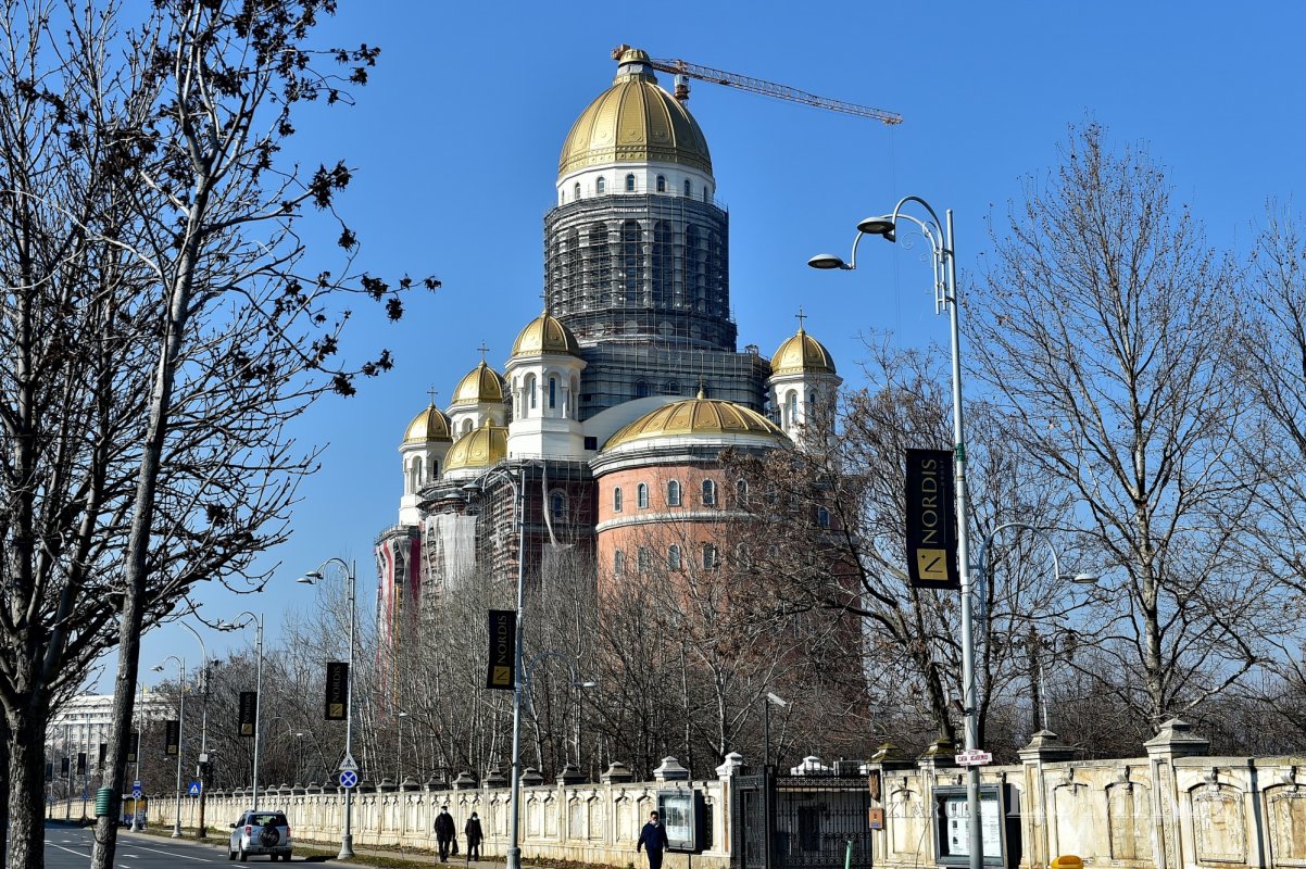 Au fost demontate schelele de pe turlele secundare ale Catedralei Naționale 203455