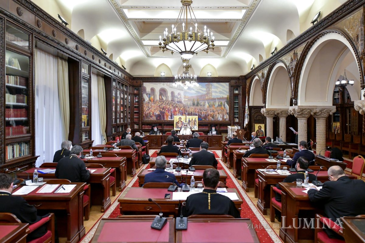 Ședința de lucru a Consiliului Național Bisericesc la Patriarhie 203507