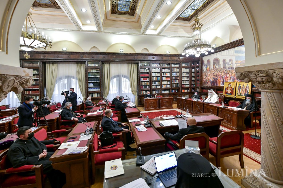 Ședința de lucru a Consiliului Național Bisericesc la Patriarhie 203514