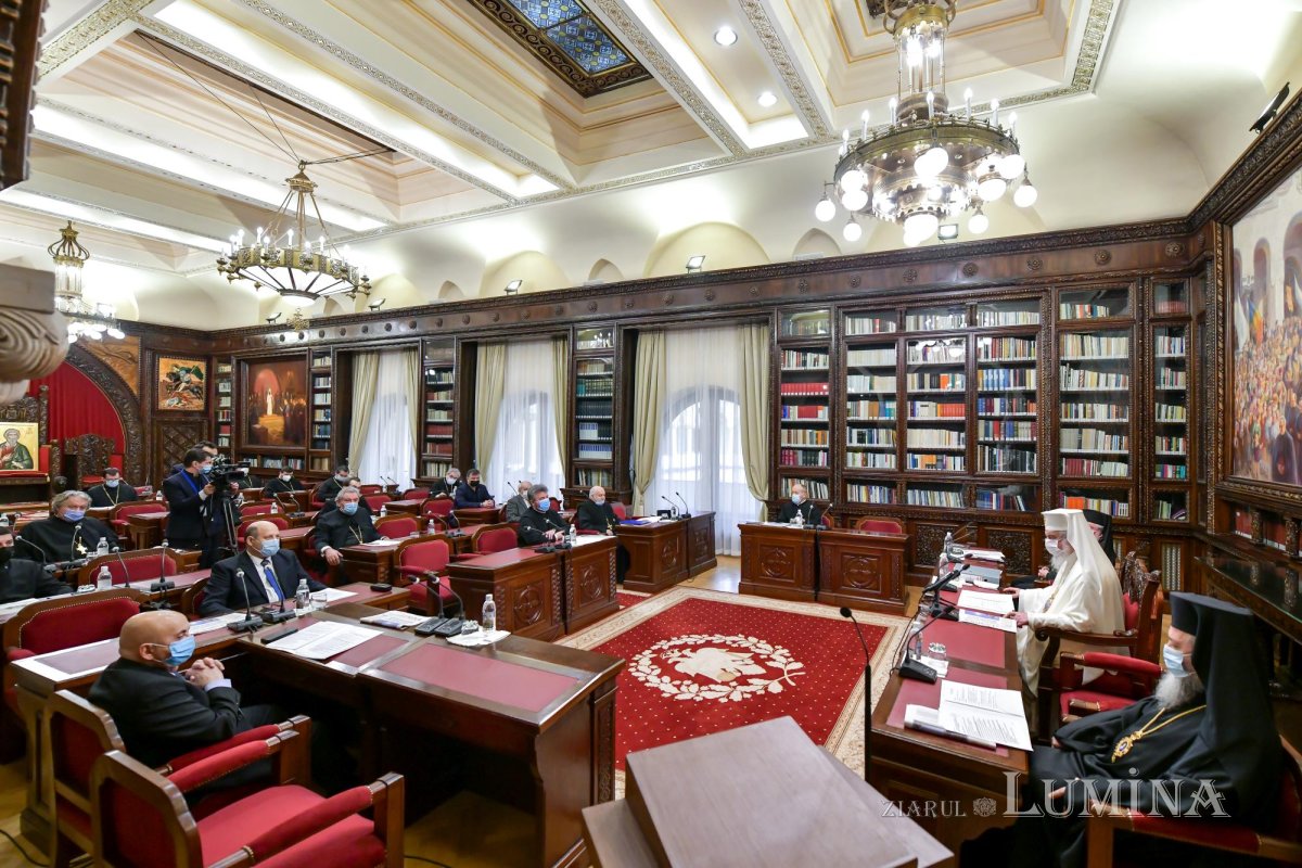 Ședința de lucru a Consiliului Național Bisericesc la Patriarhie 203515
