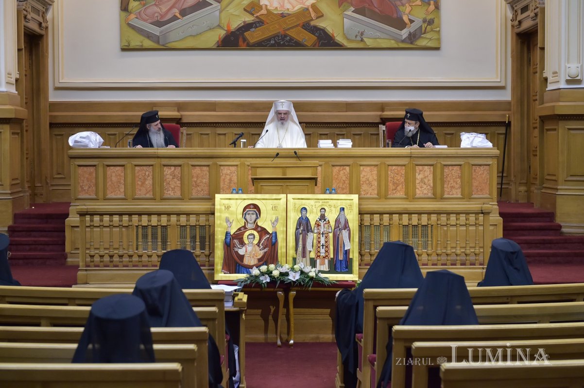 Ședința de lucru a Sfântului Sinod al Bisericii Ortodoxe Române la București  203793