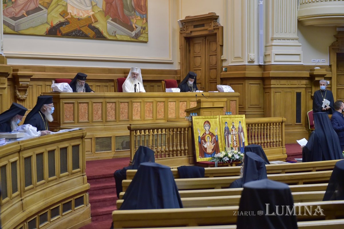 Ședința de lucru a Sfântului Sinod al Bisericii Ortodoxe Române la București  203794