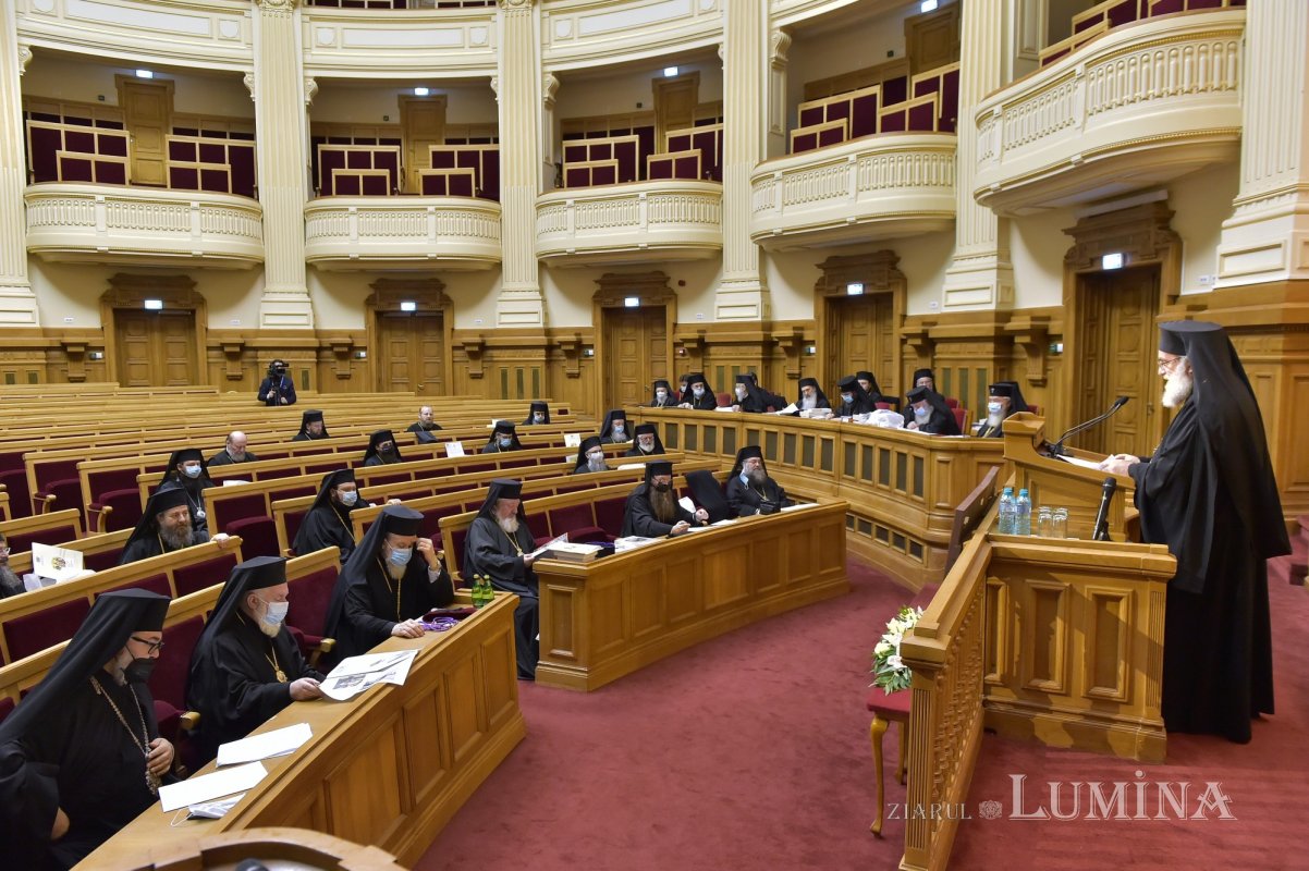 Ședința de lucru a Sfântului Sinod al Bisericii Ortodoxe Române la București  203805