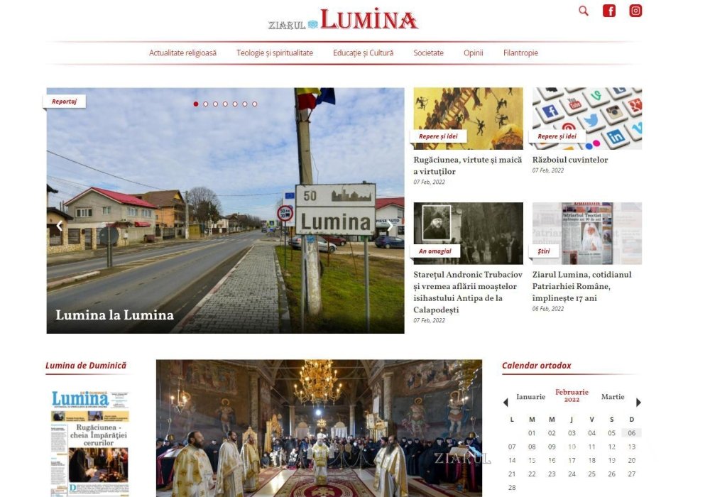 Site-ul „Ziarului Lumina”, actualizat în timp real, rapid și bine organizat 203744