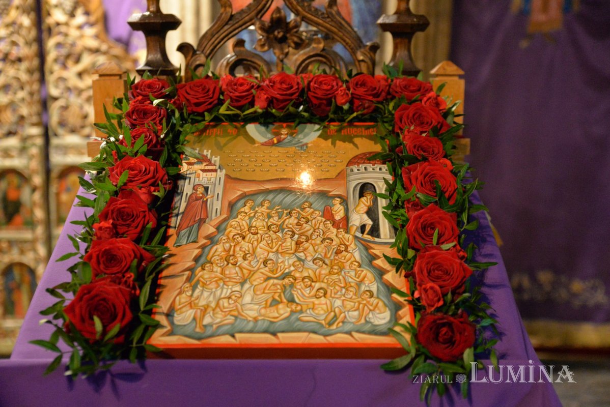 Sărbătoarea Sfinților 40 de Mucenici la Mănăstirea Antim din Capitală 205808