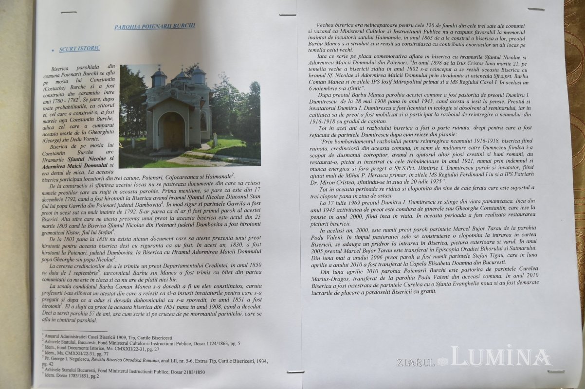 Parohia Poenarii Burchii, pas către „patria lui Dumnezeu” 208355