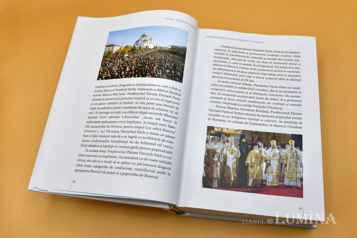 Volum comemorativ ce poartă semnătura Patriarhului României 209482