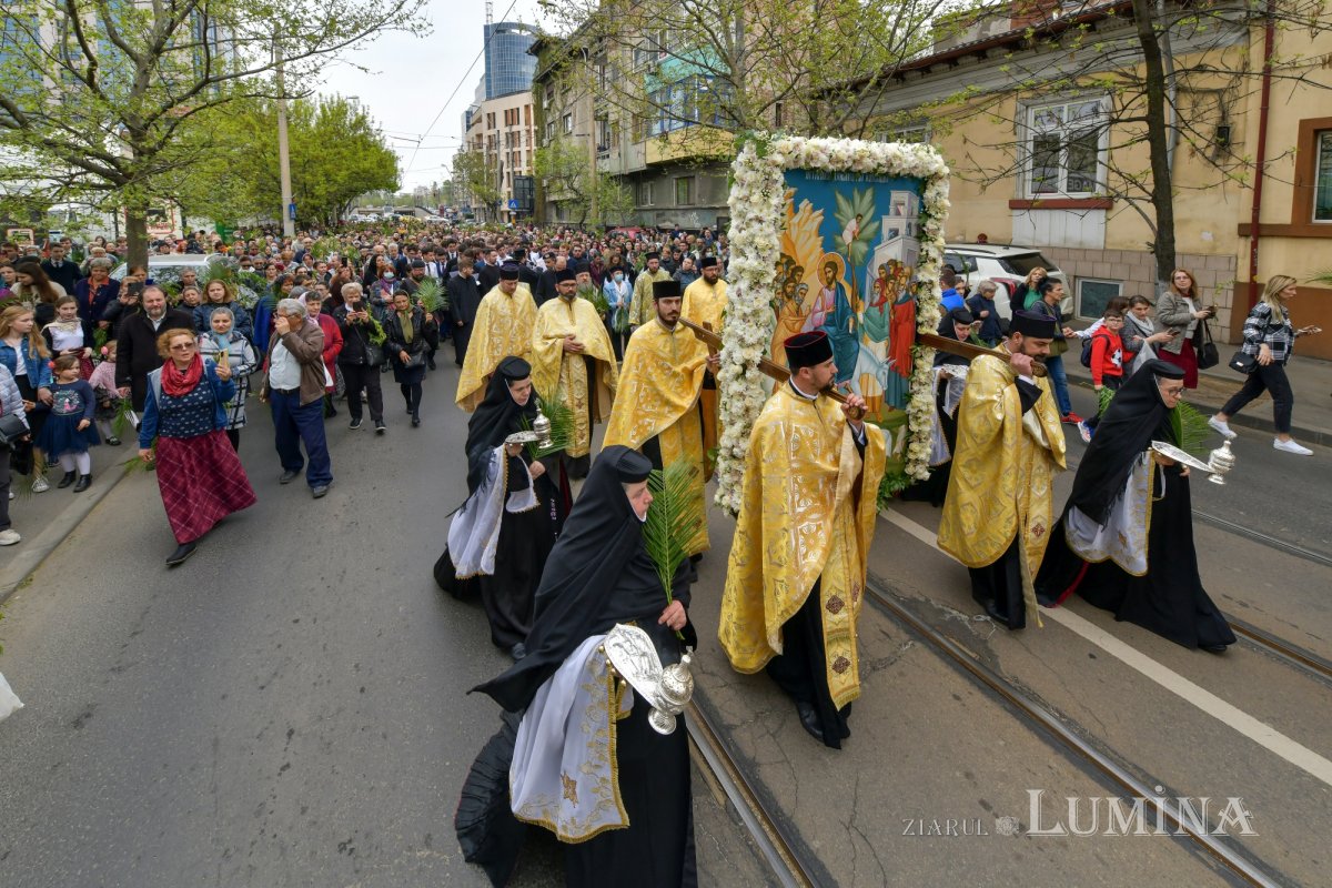 Pelerinaj tradițional de Florii în Capitală 209906