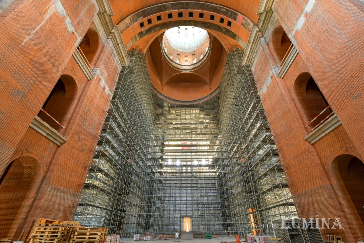 Progresul șantierului Catedralei Naționale în apropierea sărbătorilor pascale 210396