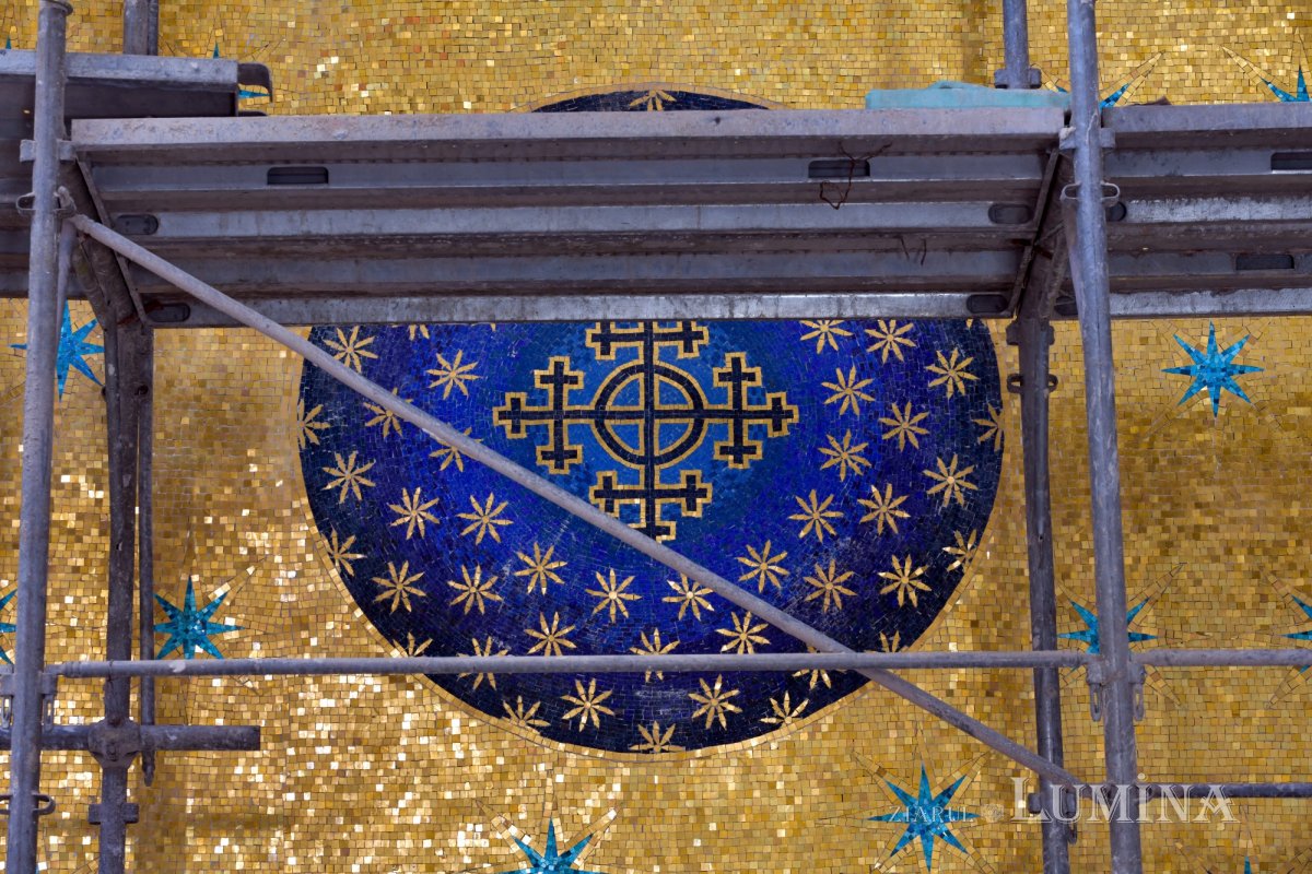 Progresul șantierului Catedralei Naționale în apropierea sărbătorilor pascale 210400