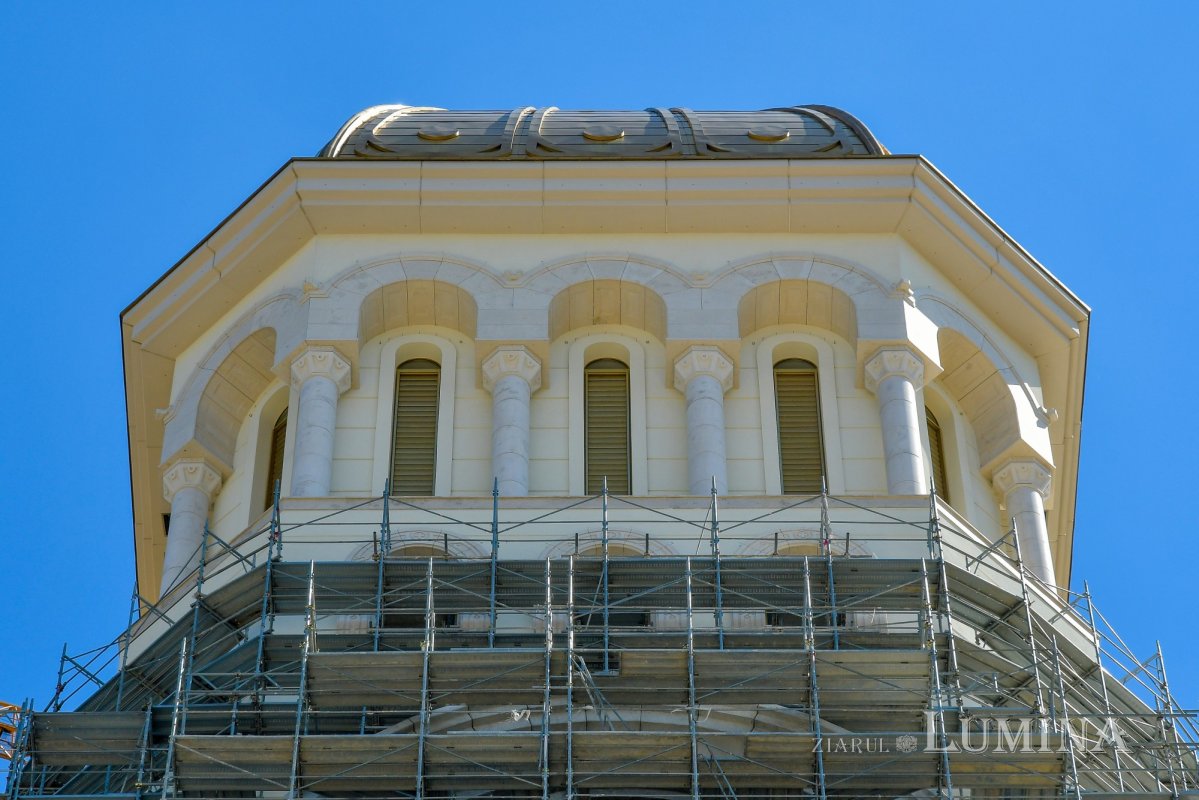 Progresul șantierului Catedralei Naționale în apropierea sărbătorilor pascale 210412