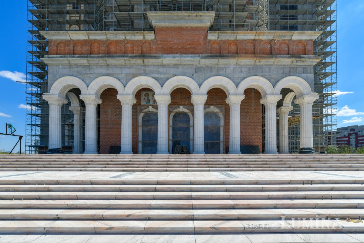 Progresul șantierului Catedralei Naționale în apropierea sărbătorilor pascale 210417