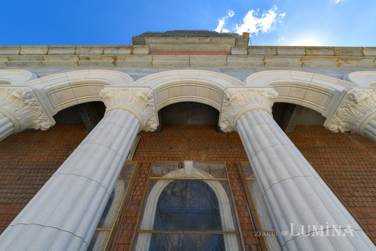 Progresul șantierului Catedralei Naționale în apropierea sărbătorilor pascale 210419