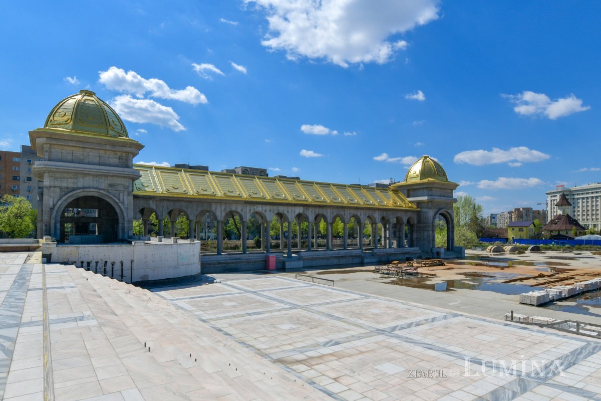 Progresul șantierului Catedralei Naționale în apropierea sărbătorilor pascale 210423