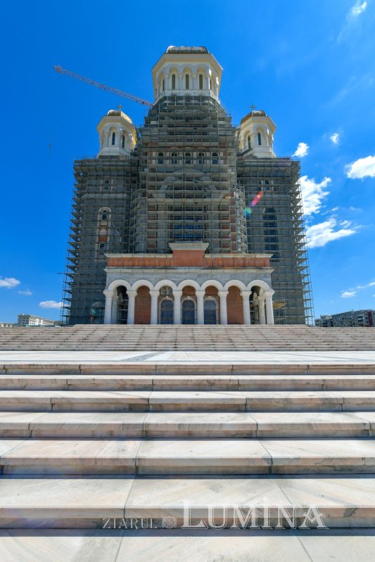 Progresul șantierului Catedralei Naționale în apropierea sărbătorilor pascale 210426