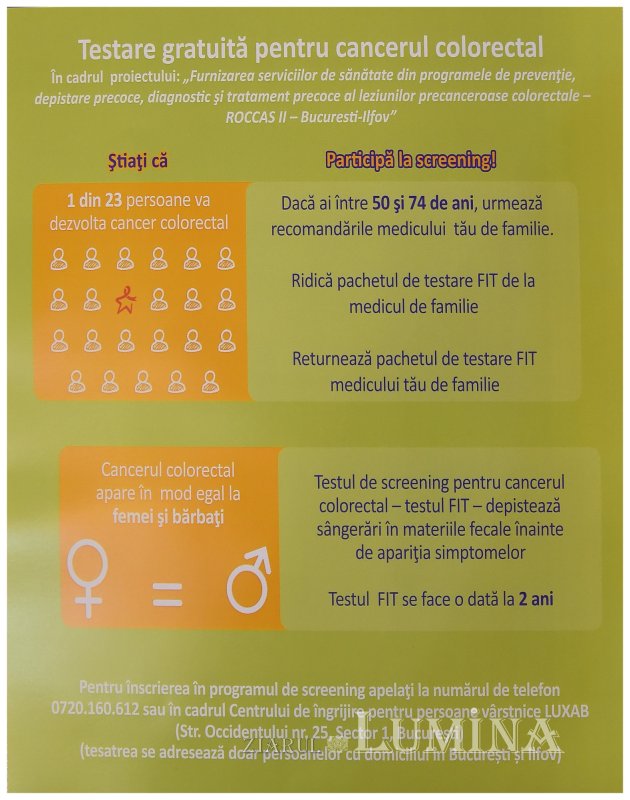 Campanie de prevenire a afecțiunilor oncologice demarată în Capitală 218132