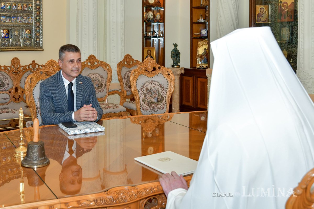 Vizita ambasadorului statului Israel la Patriarhia Română 220910