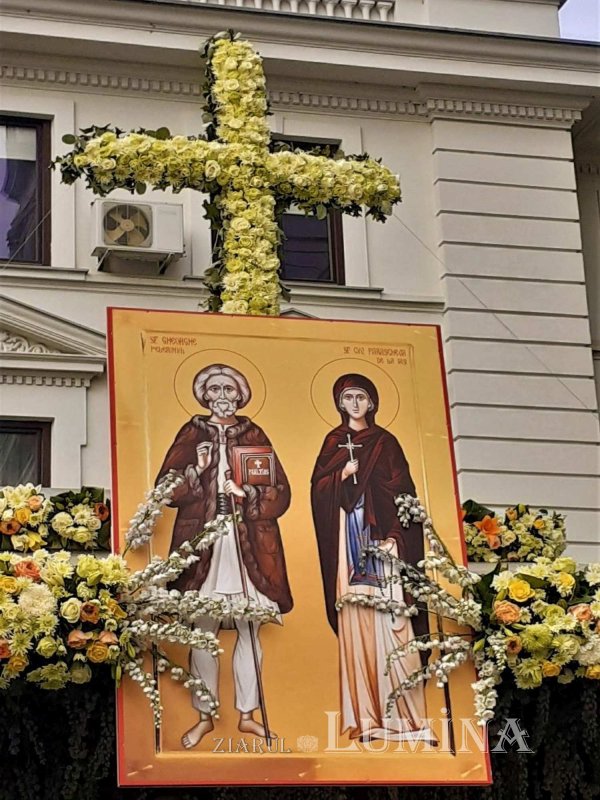 Moșul Gheorghe Pelerinul în Văratecul cu sfinți 223678