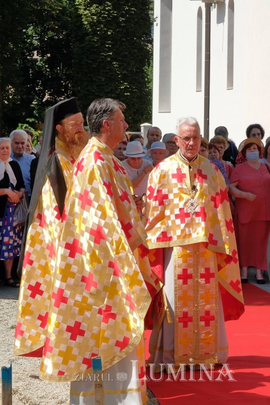 Piatra de temelie a capelei parohiei bucureștene „Sfântul Mercurie” 224365