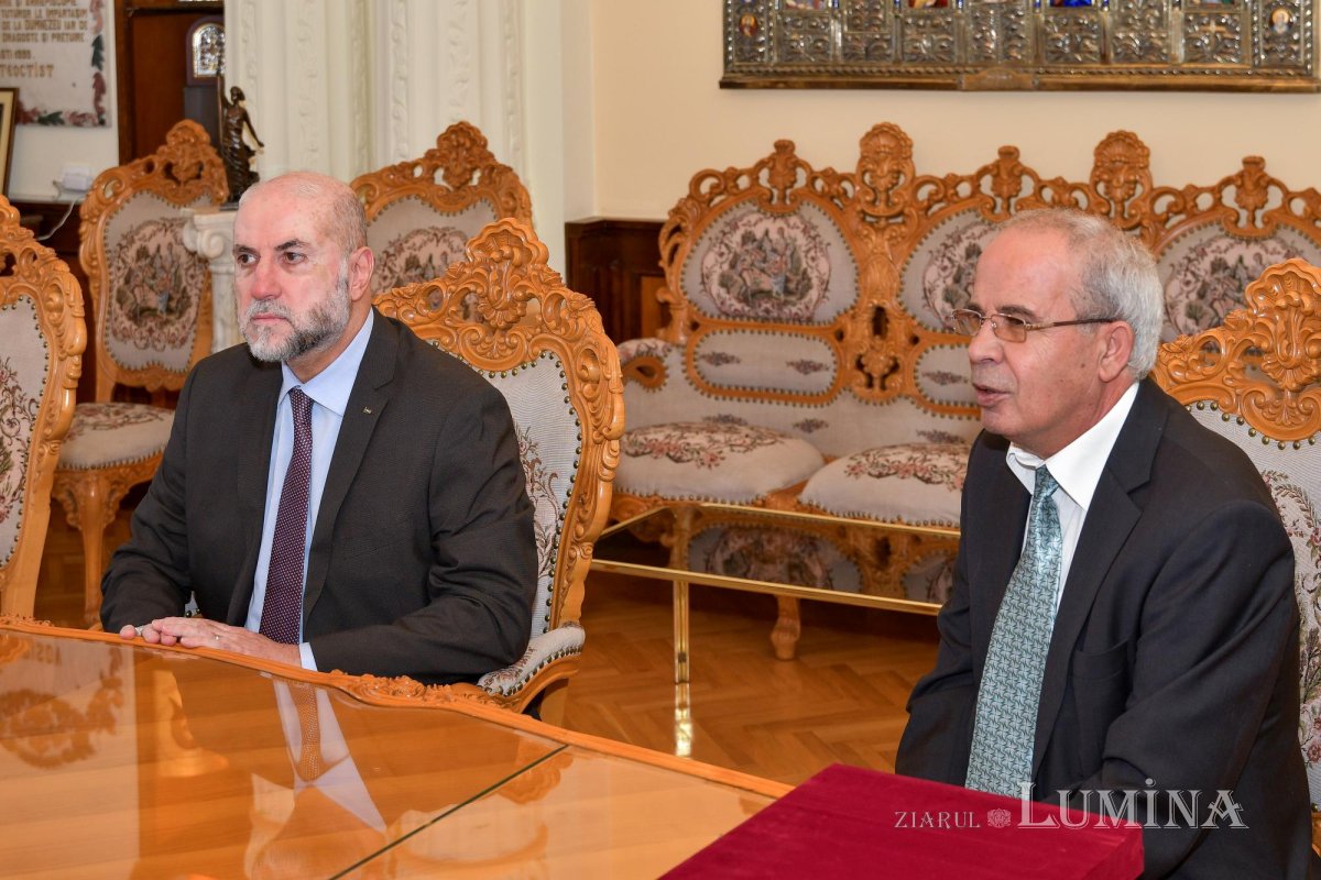 Oficial al statului Palestina în vizită la Patriarhia Română 226153