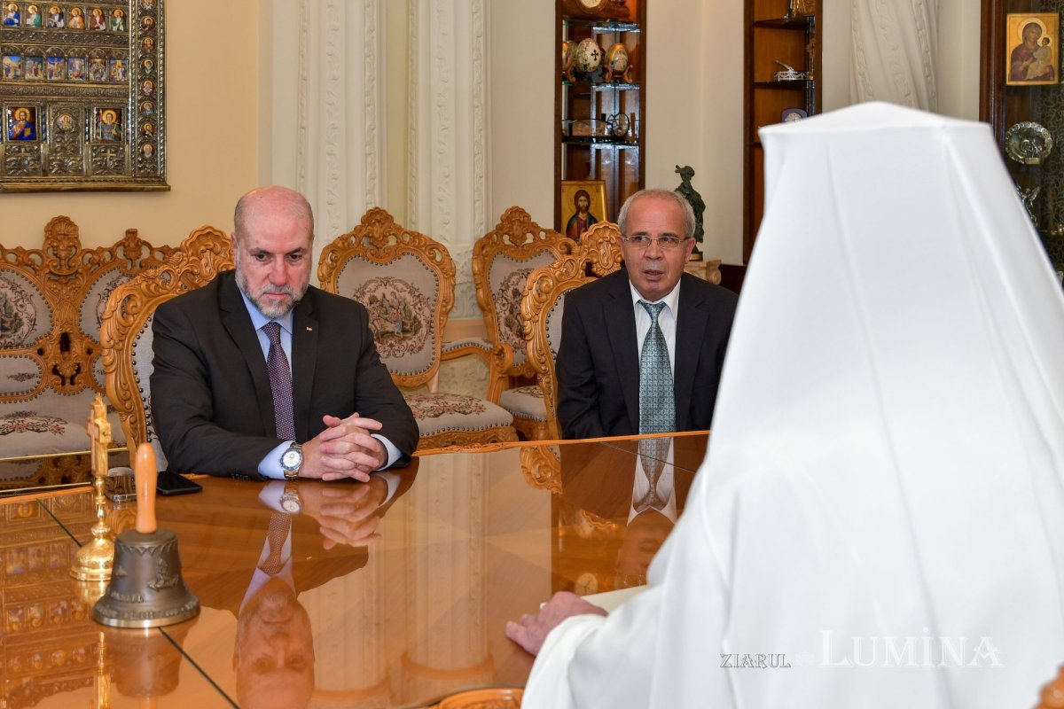 Oficial al statului Palestina în vizită la Patriarhia Română 226157