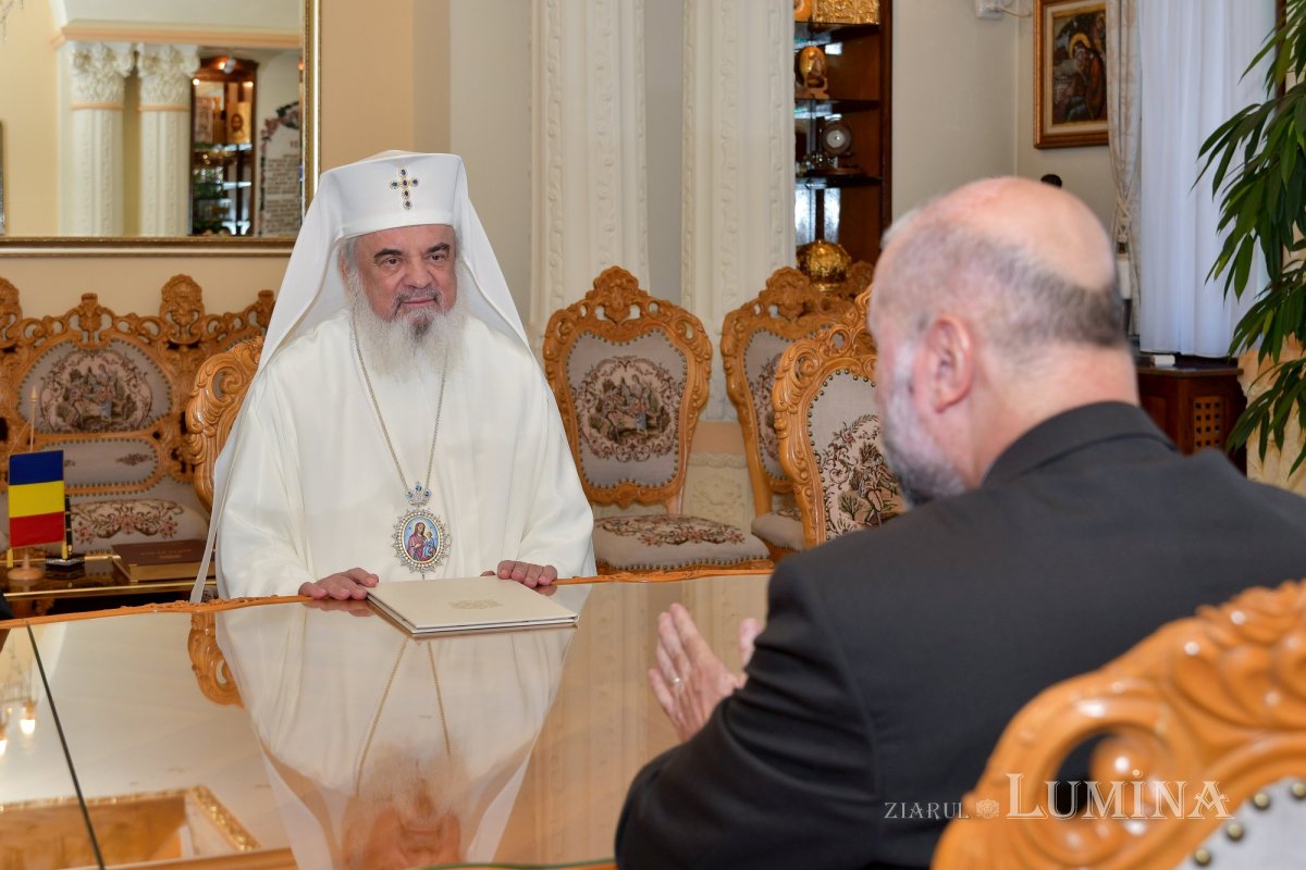 Oficial al statului Palestina în vizită la Patriarhia Română 226159