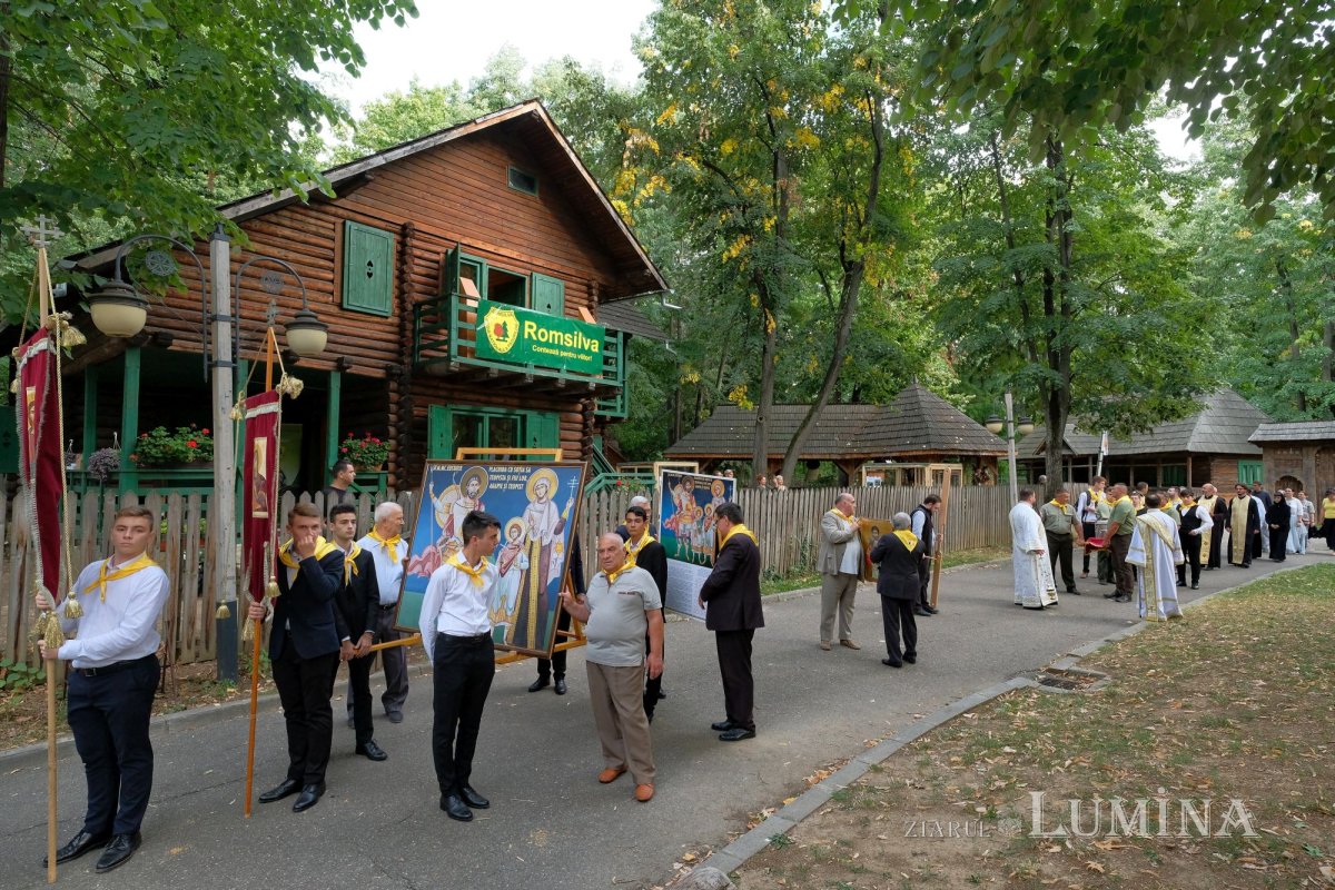Procesiune cu moaștele Sfântului Eustație la Muzeul Național al Satului 226724