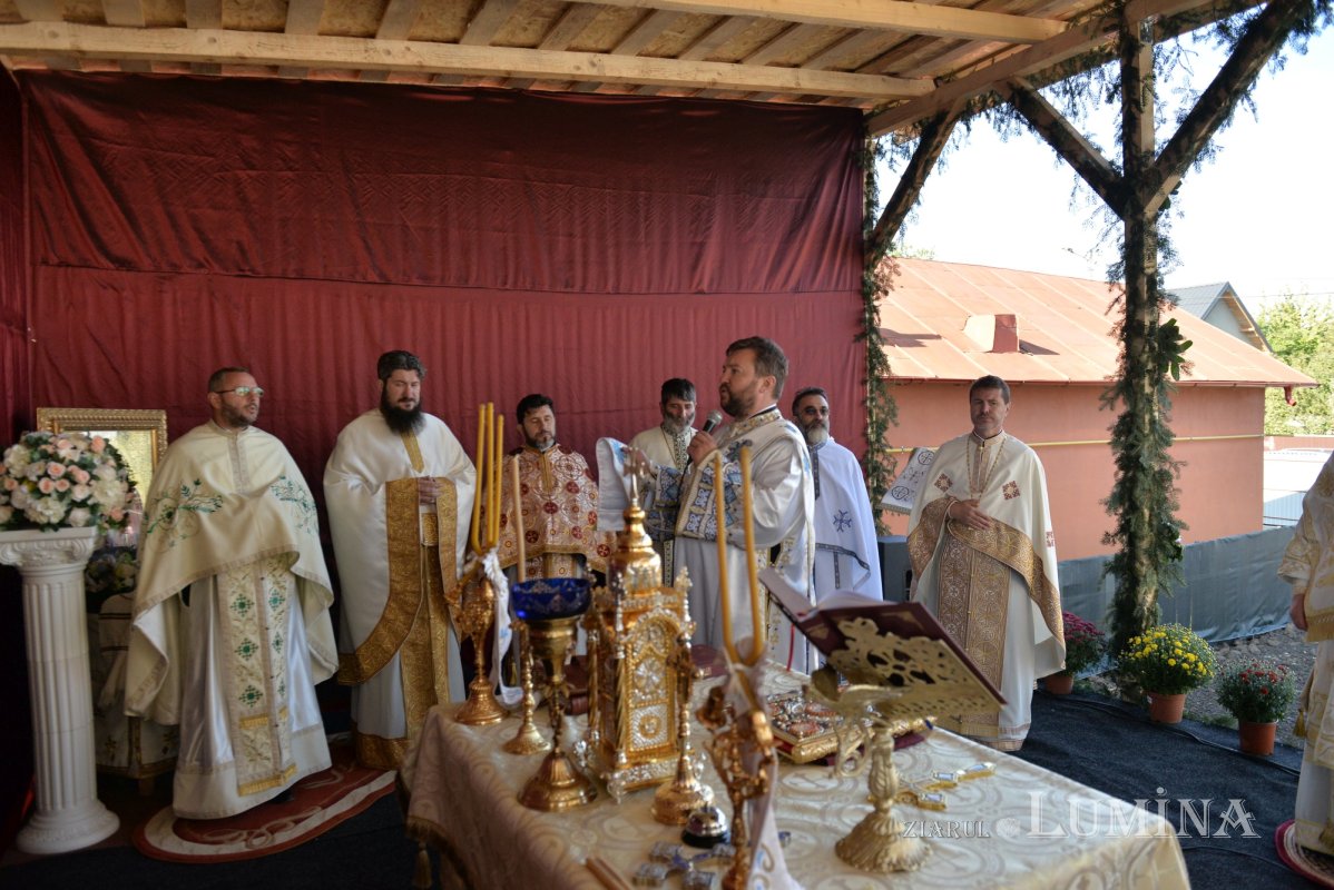 Binecuvântarea lucrărilor de la biserica Parohiei Dâmbu, Prahova 227308