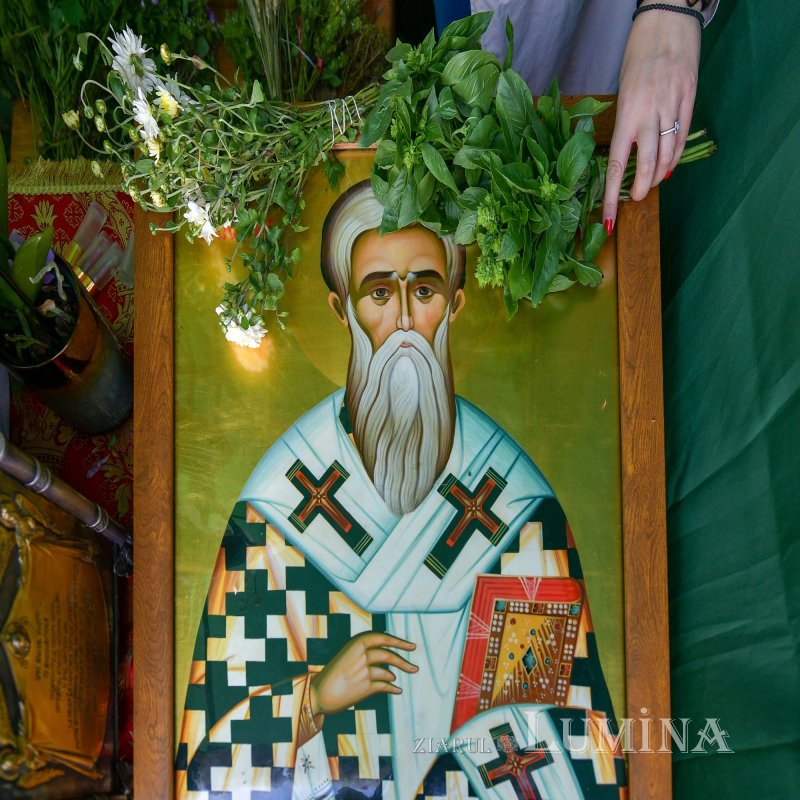 Mucenicii Ciprian și Iustina, pomeniți la biserica lor din Capitală 228293