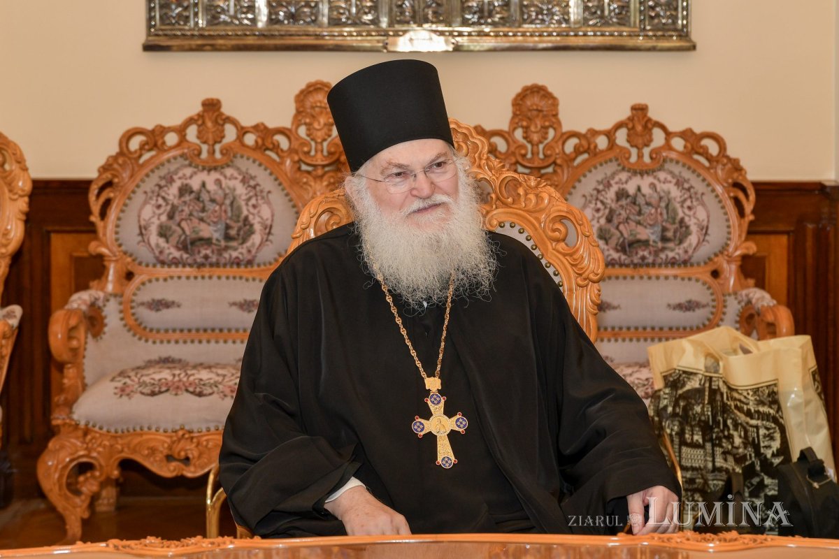 Stareţul Mănăstirii Vatoped în vizită la Reşedinţa Patriarhală 229311