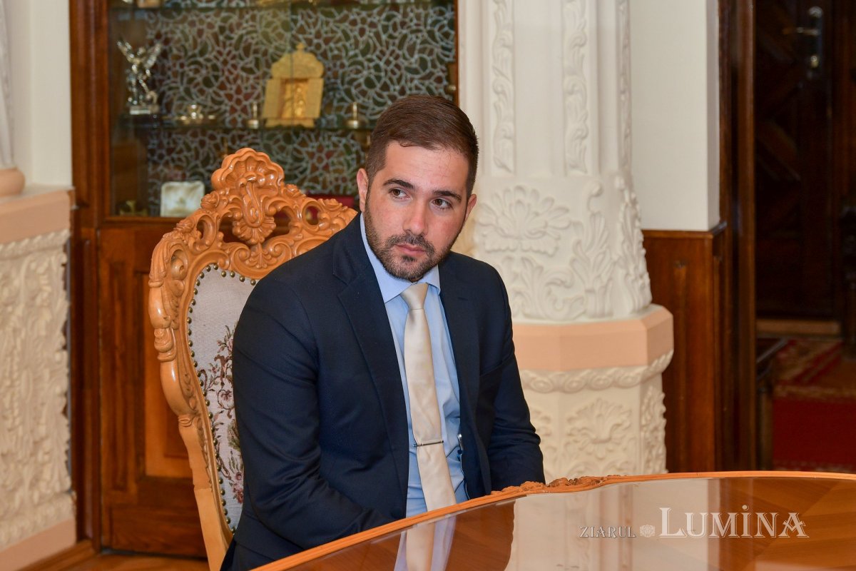 Stareţul Mănăstirii Vatoped în vizită la Reşedinţa Patriarhală 229313