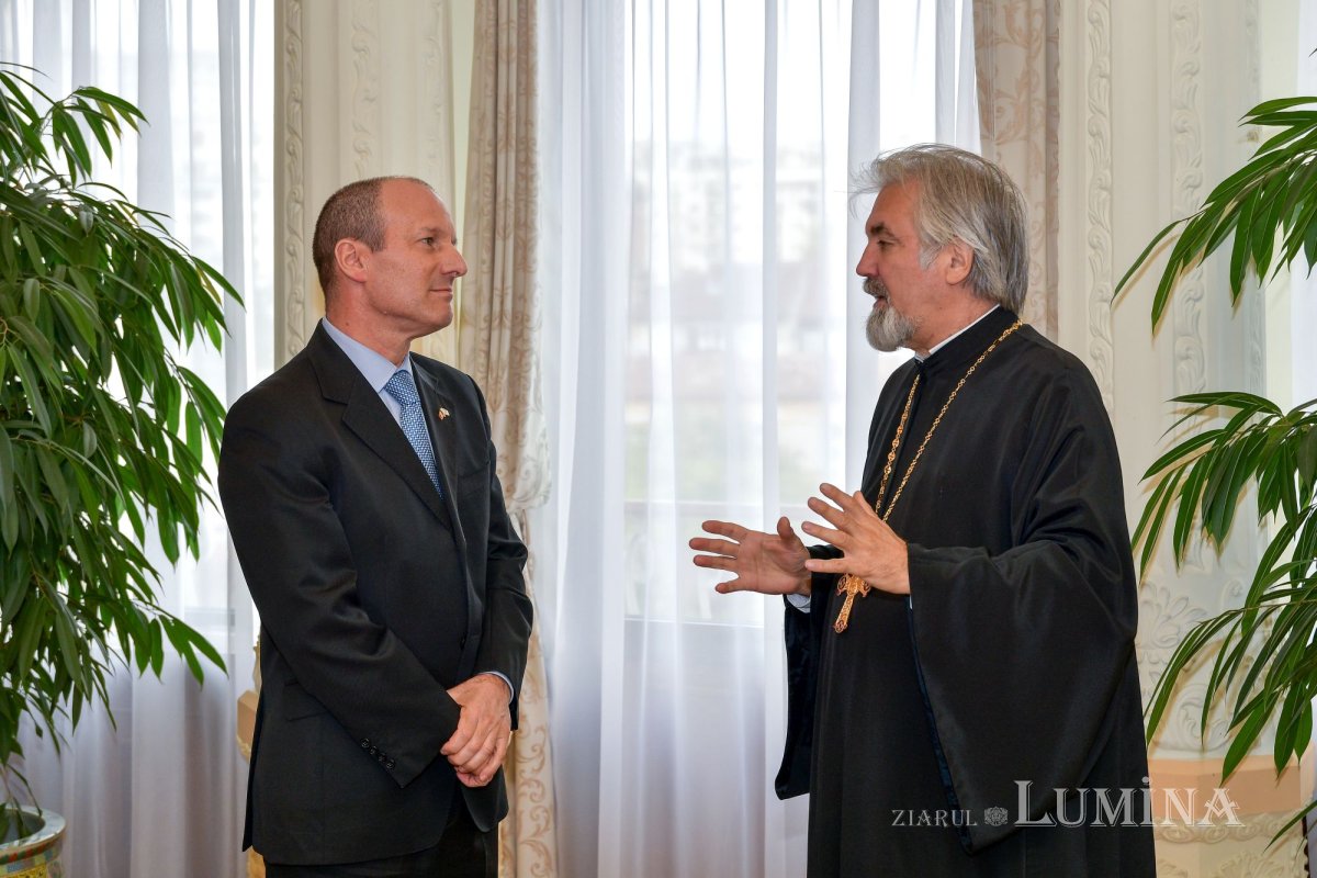 Ambasadorul Statului Israel la Bucureşti în vizită de prezentare la Patriarhia Română 229538