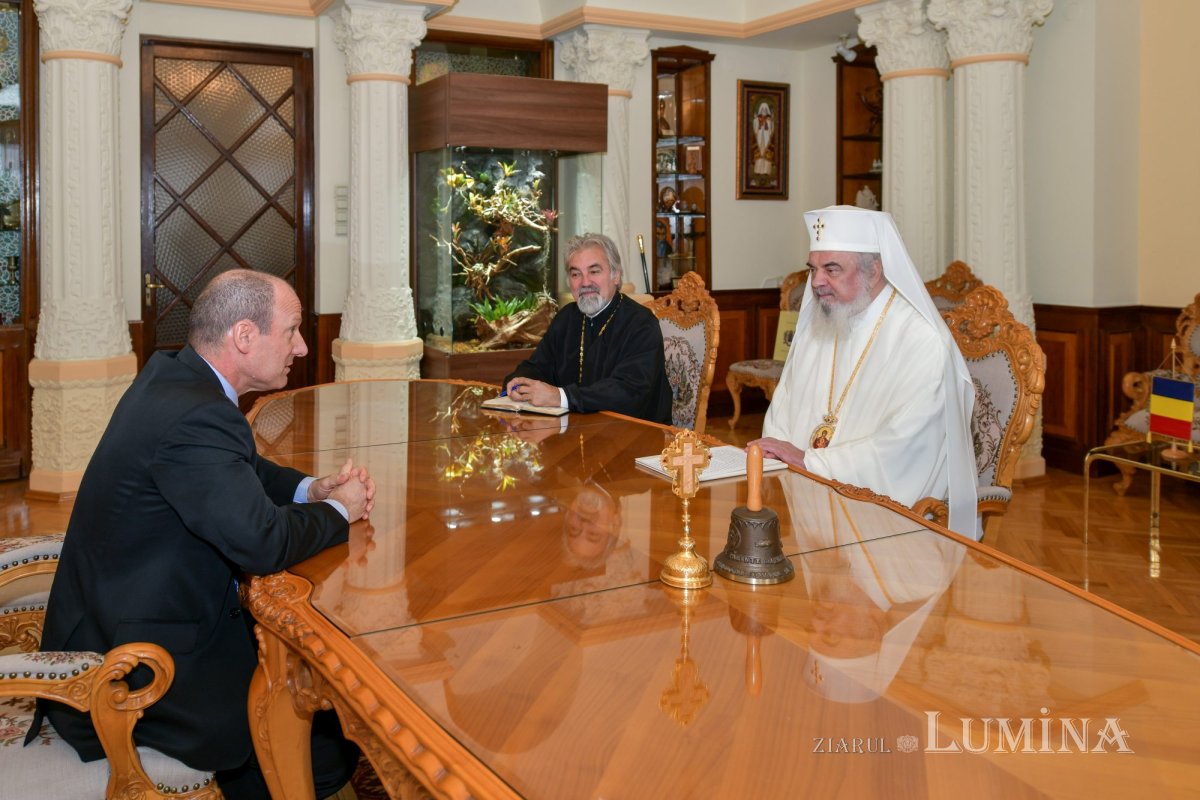 Ambasadorul Statului Israel la Bucureşti în vizită de prezentare la Patriarhia Română 229543