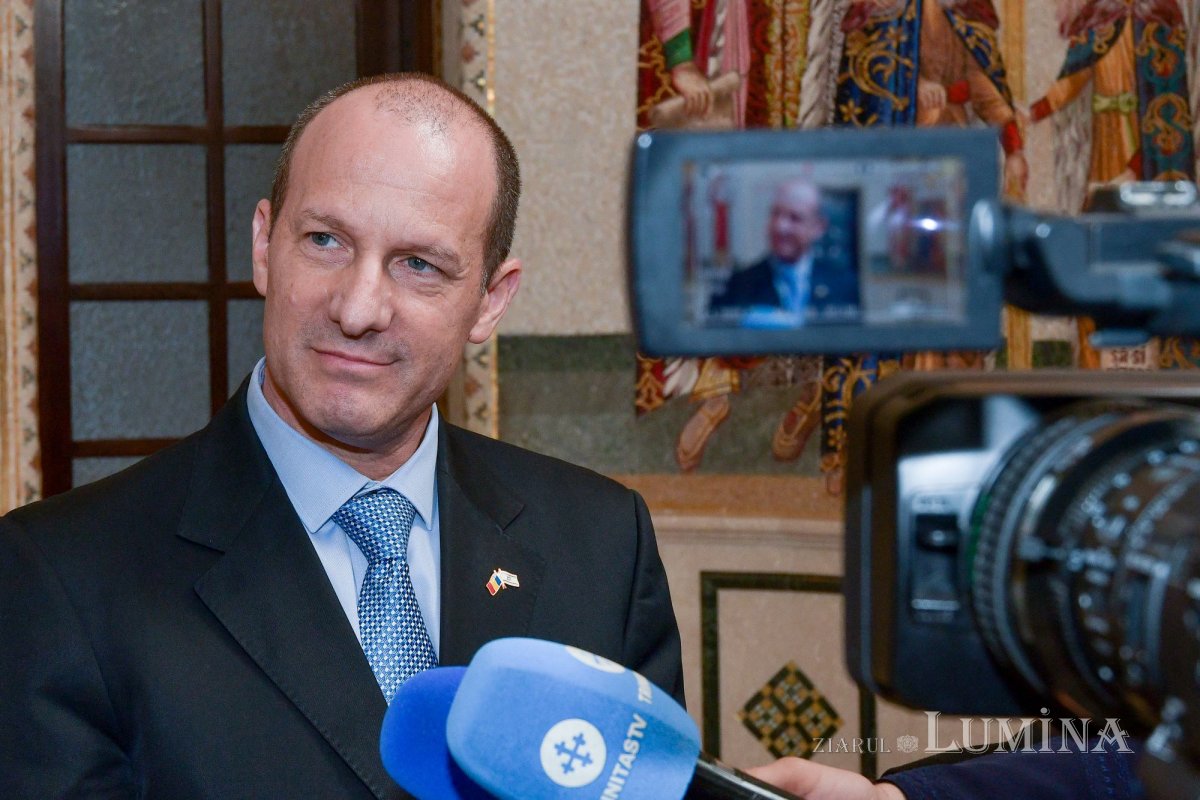 Ambasadorul Statului Israel la Bucureşti în vizită de prezentare la Patriarhia Română 229548