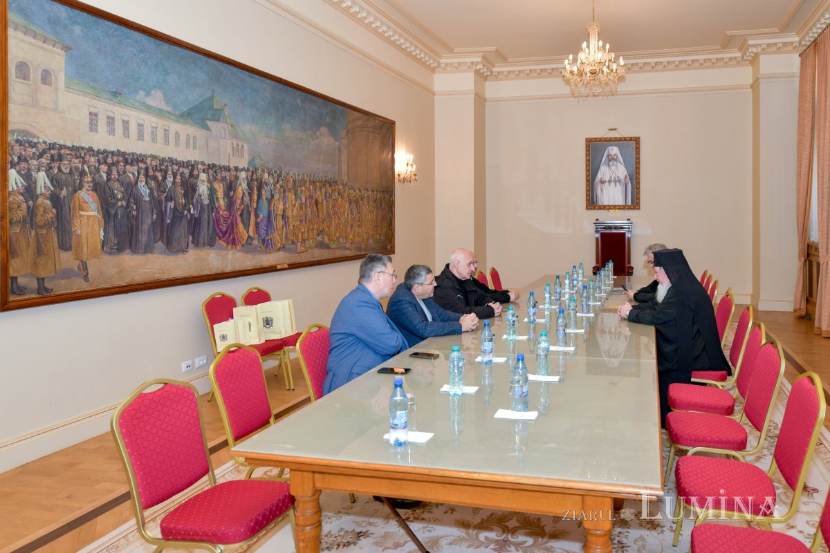 Ierarh al Bisericii Greco‑Catolice Melkite în vizită la Patriarhia Română 234525