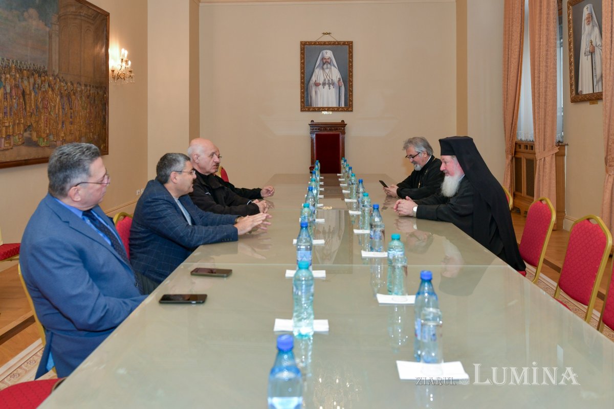 Ierarh al Bisericii Greco‑Catolice Melkite în vizită la Patriarhia Română 234526