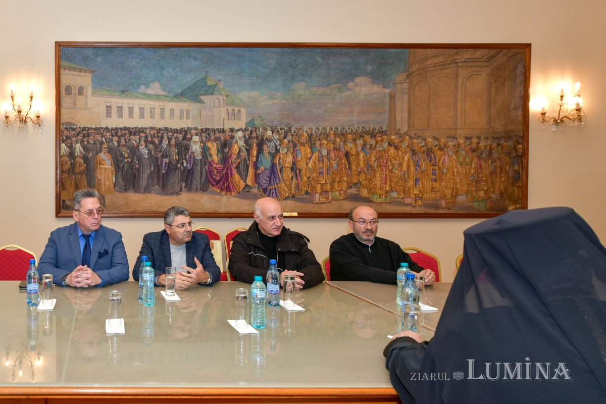 Ierarh al Bisericii Greco‑Catolice Melkite în vizită la Patriarhia Română 234527