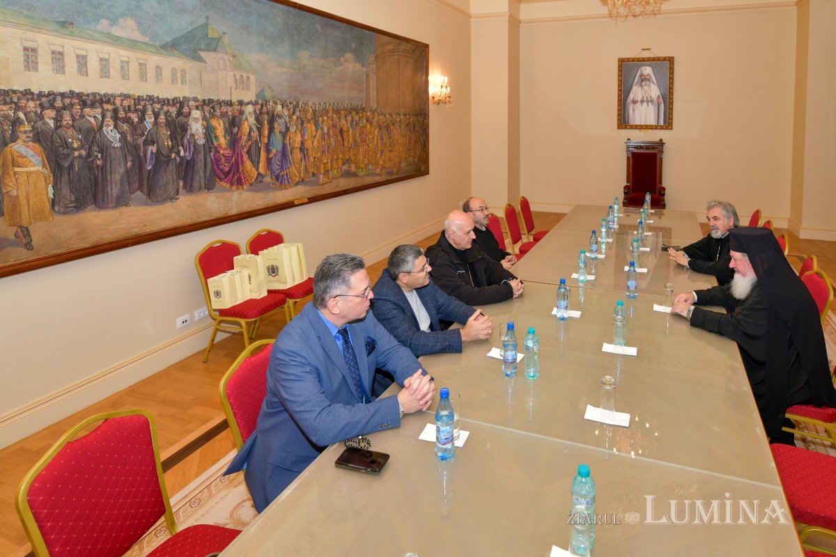 Ierarh al Bisericii Greco‑Catolice Melkite în vizită la Patriarhia Română 234531