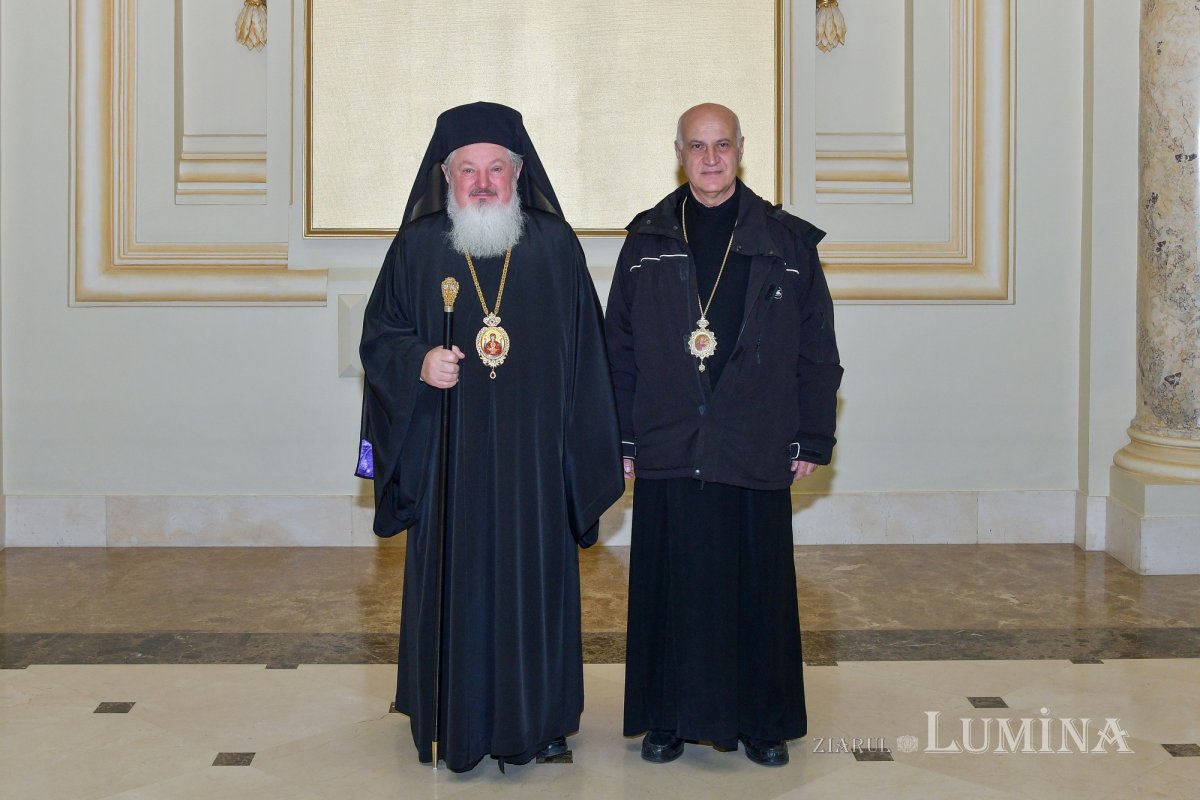Ierarh al Bisericii Greco‑Catolice Melkite în vizită la Patriarhia Română 234532