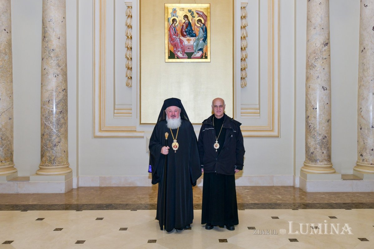 Ierarh al Bisericii Greco‑Catolice Melkite în vizită la Patriarhia Română 234533