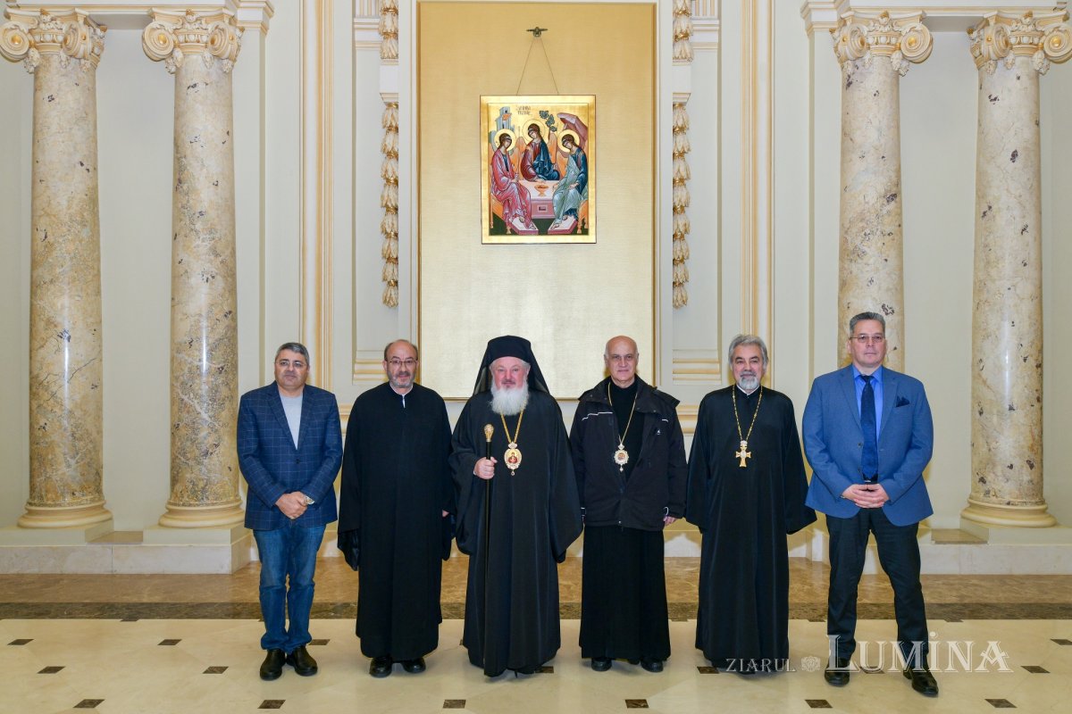 Ierarh al Bisericii Greco‑Catolice Melkite în vizită la Patriarhia Română 234534