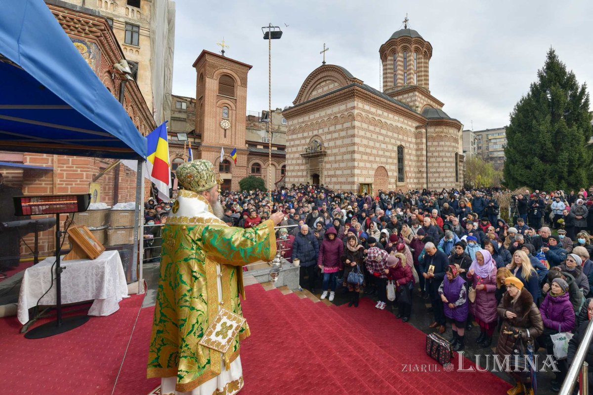 Sărbătoarea „Părintelui monahilor” la Biserica Domnească din Capitală 241872