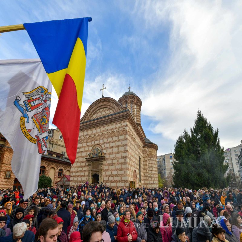 Sărbătoarea „Părintelui monahilor” la Biserica Domnească din Capitală 241876