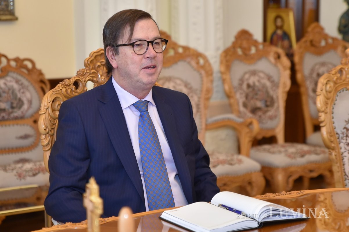 Ambasadorul Regatului Spaniei la București în vizită la Patriarhia Română 242659