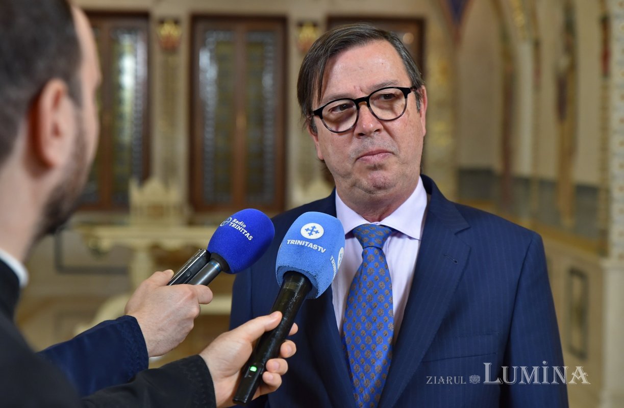 Ambasadorul Regatului Spaniei la București în vizită la Patriarhia Română 242669