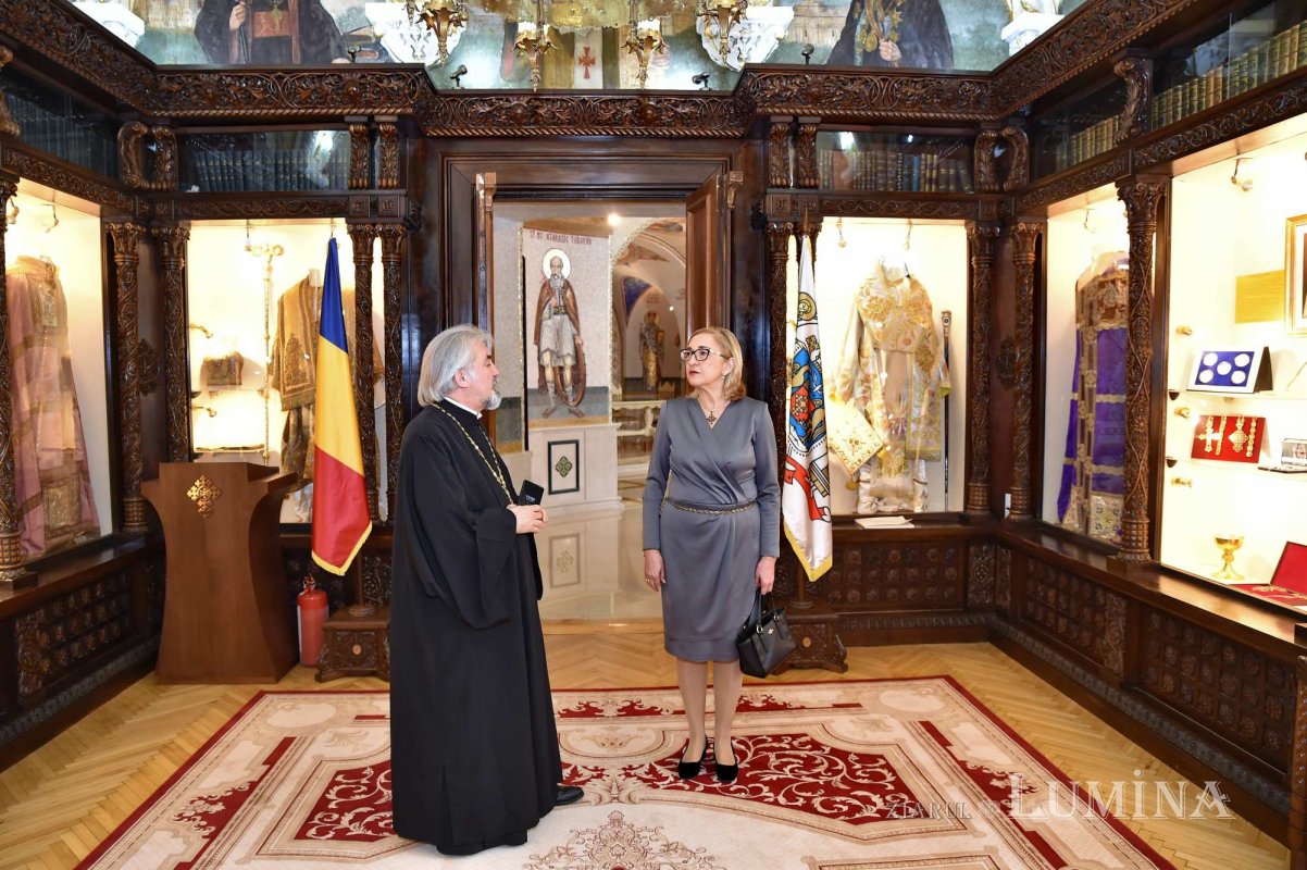 Ambasadorul Georgiei la București în vizită la Patriarhia Română 243409